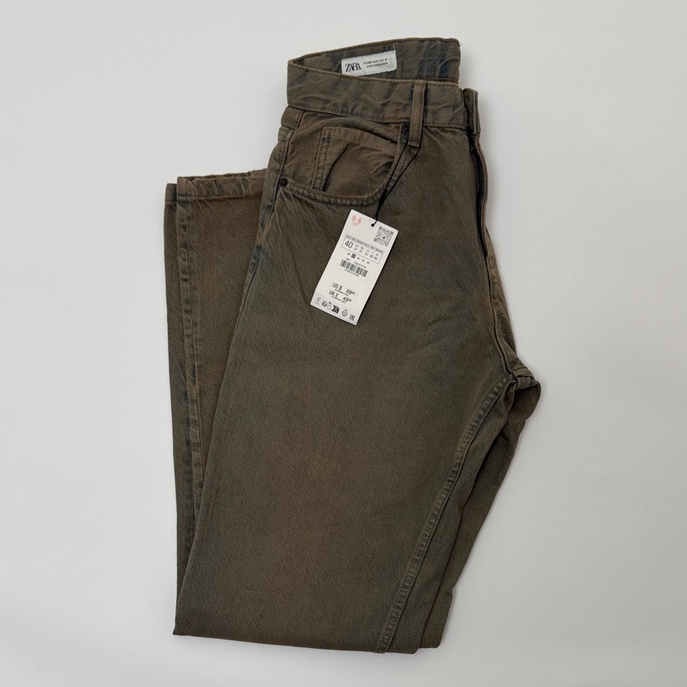 NWT Zara Men's Distressed Straight Leg Denim | Size 31 | NWT
